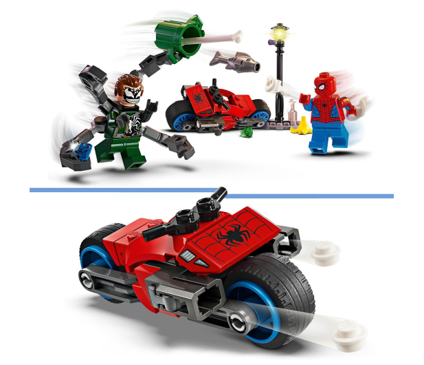 LEGO Marvel Super Heroes 76275 Pościg na motocyklu Spider-Man vs Doc Ock - 1202119 - zdjęcie 4